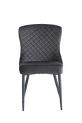 Oakwood Harley Velvet Dining Chair - Graphite