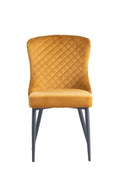 Oakwood Harley Velvet Dining Chair - Antique Gold