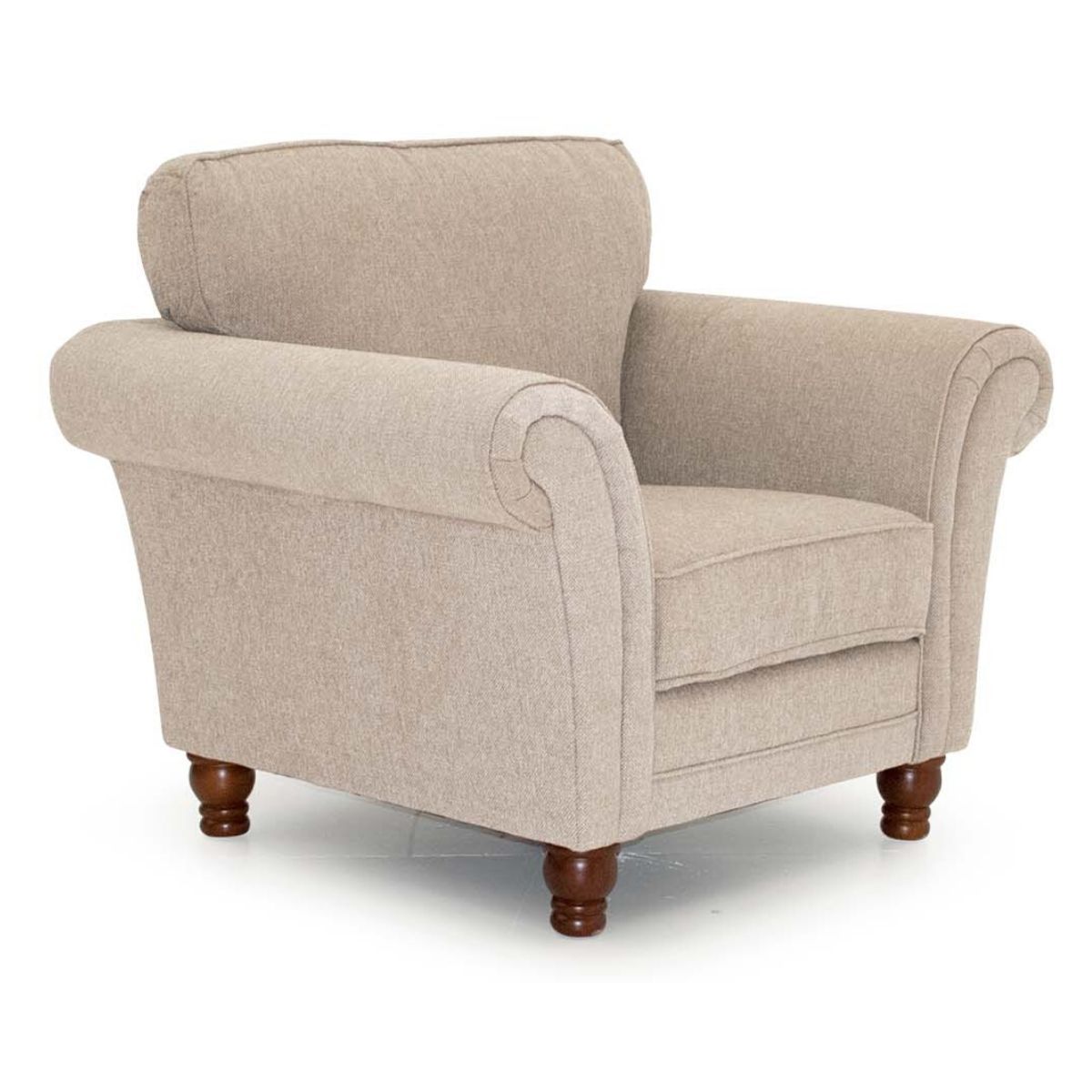 Oakwood Georgia Fabric Upholstered Arm Chair
