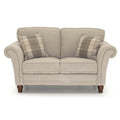 Oakwood Georgia Fabric Upholstered 2 Seater Sofa