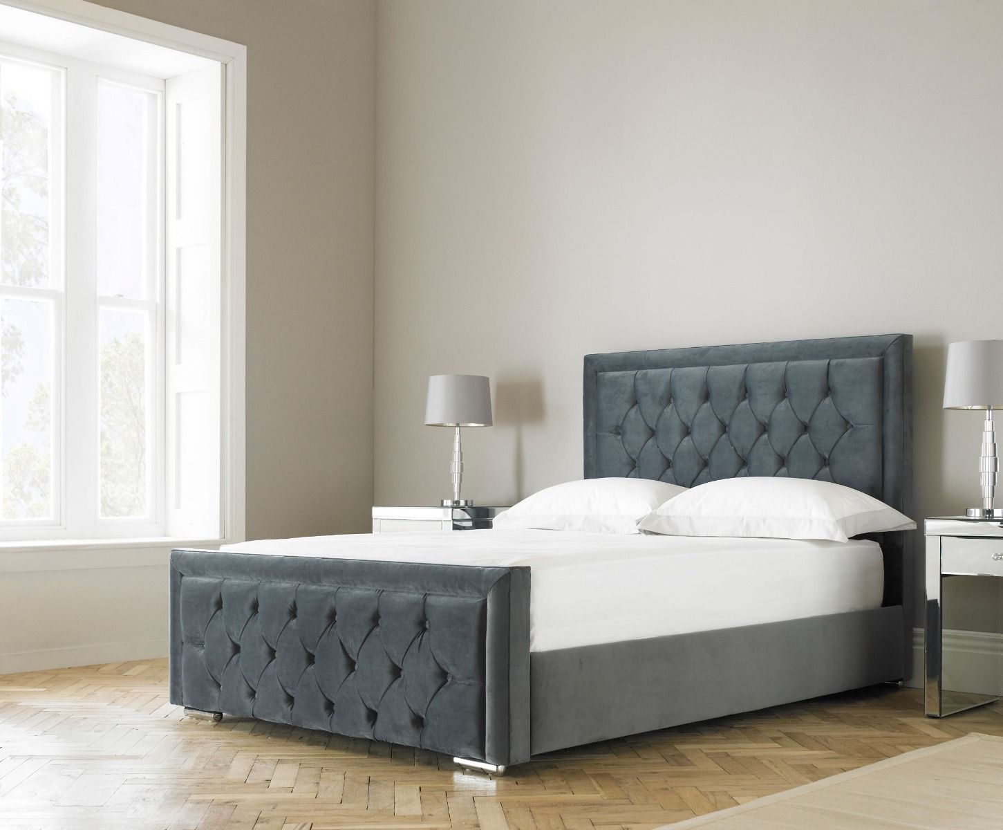 Oakwood Sandringham Fabric Upholstered Bed Frame