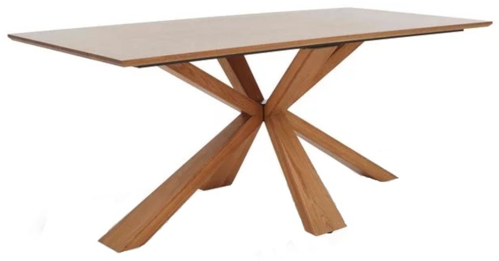 Oakwood Harlow 180 Fixed Top Wooden Base Dining Table