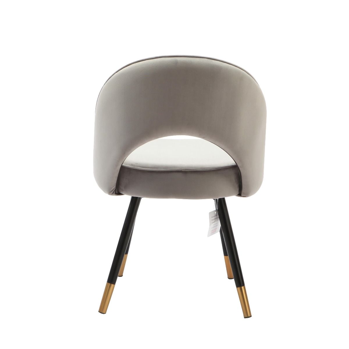 Oakwood Clover Velvet Grey Dining Chairs
