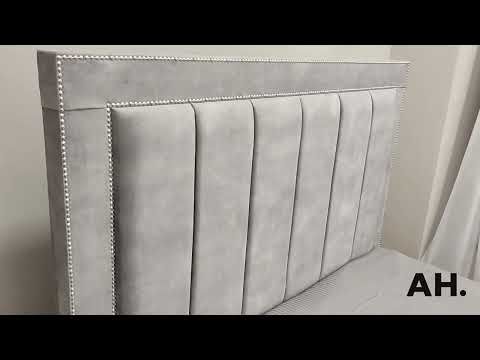 Oakwood Coniston Velvet Fabric Upholstered Bed Frame