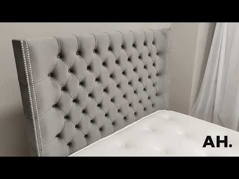 Oakwood Winchester Upholstered Fabric Bed Frame