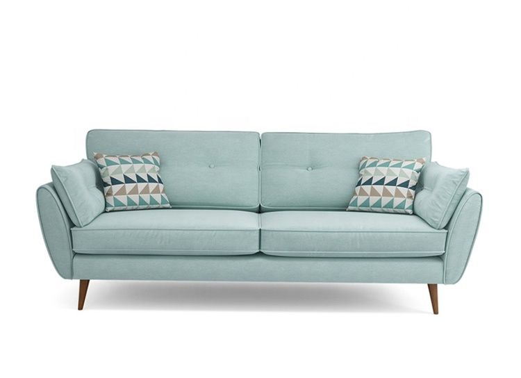 Oakwood Zara High Back 2 Seater Fabric Sofa