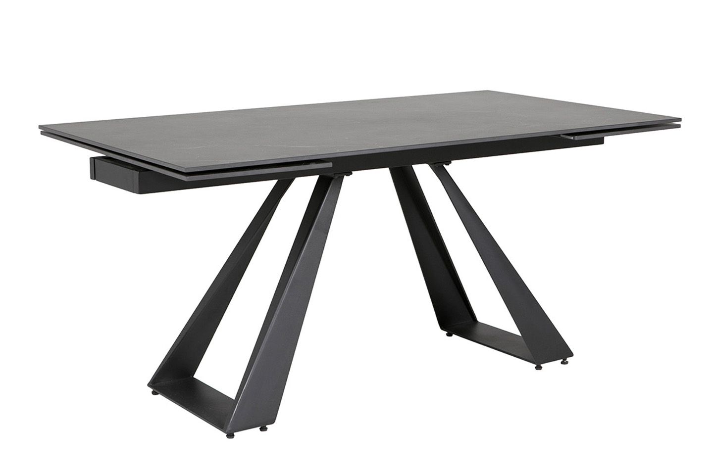Oakwood Vida Living  Icarus 1600 - 2400 Extending Dining Table With Barefoot Dining Chairs