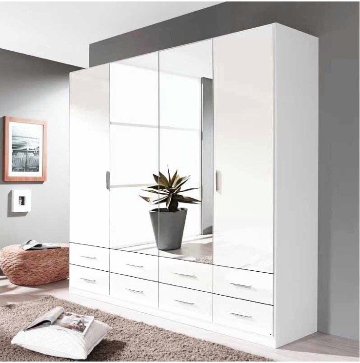 Oakwood Rauch Stuttgart 4 Door Combi Wardrobe With Bottom Drawers W181 x H210CM