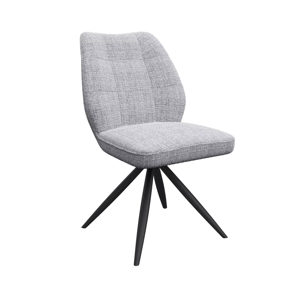 Oakwood Ravello Fabric Swivel Dining Chair