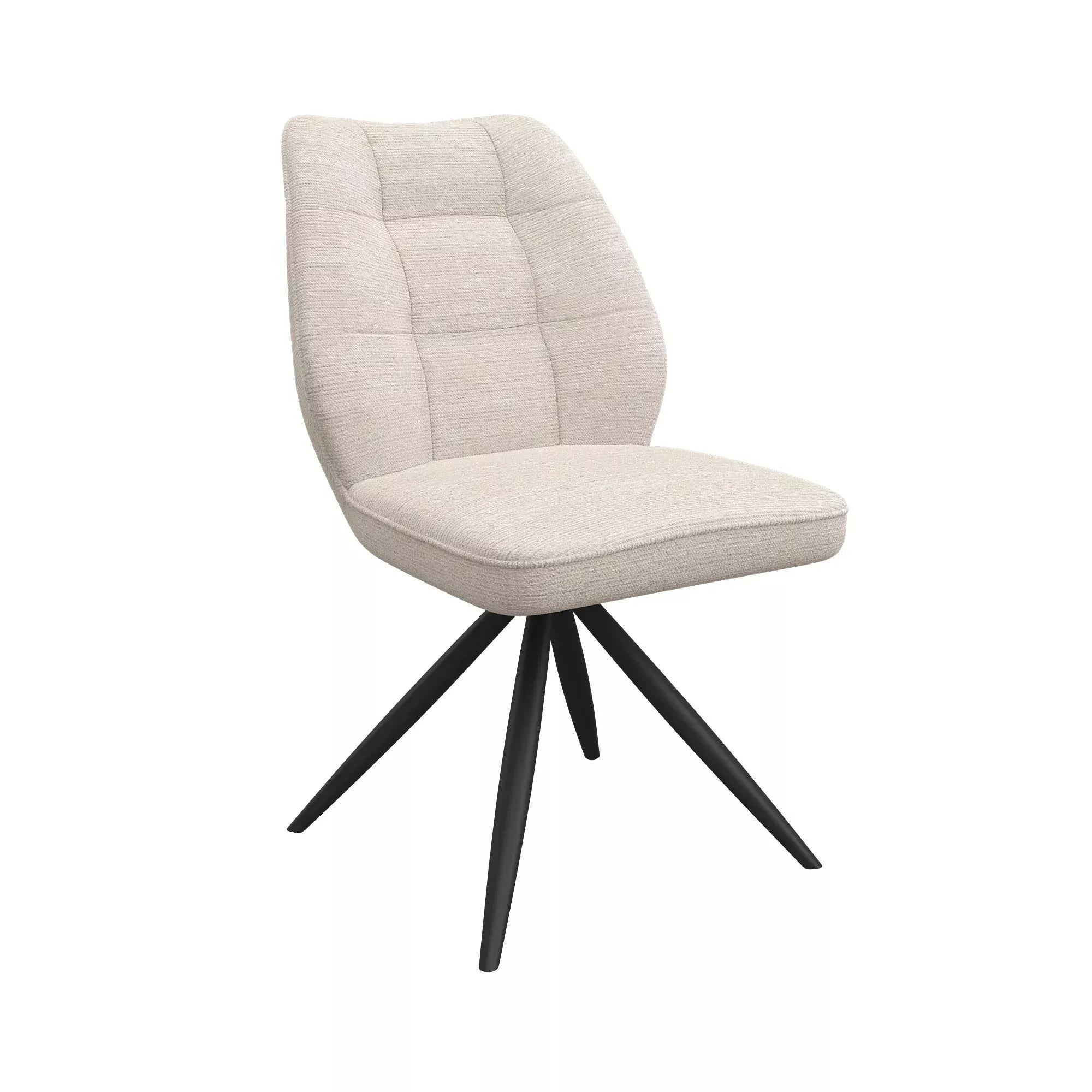 Oakwood Ravello Fabric Swivel Dining Chair