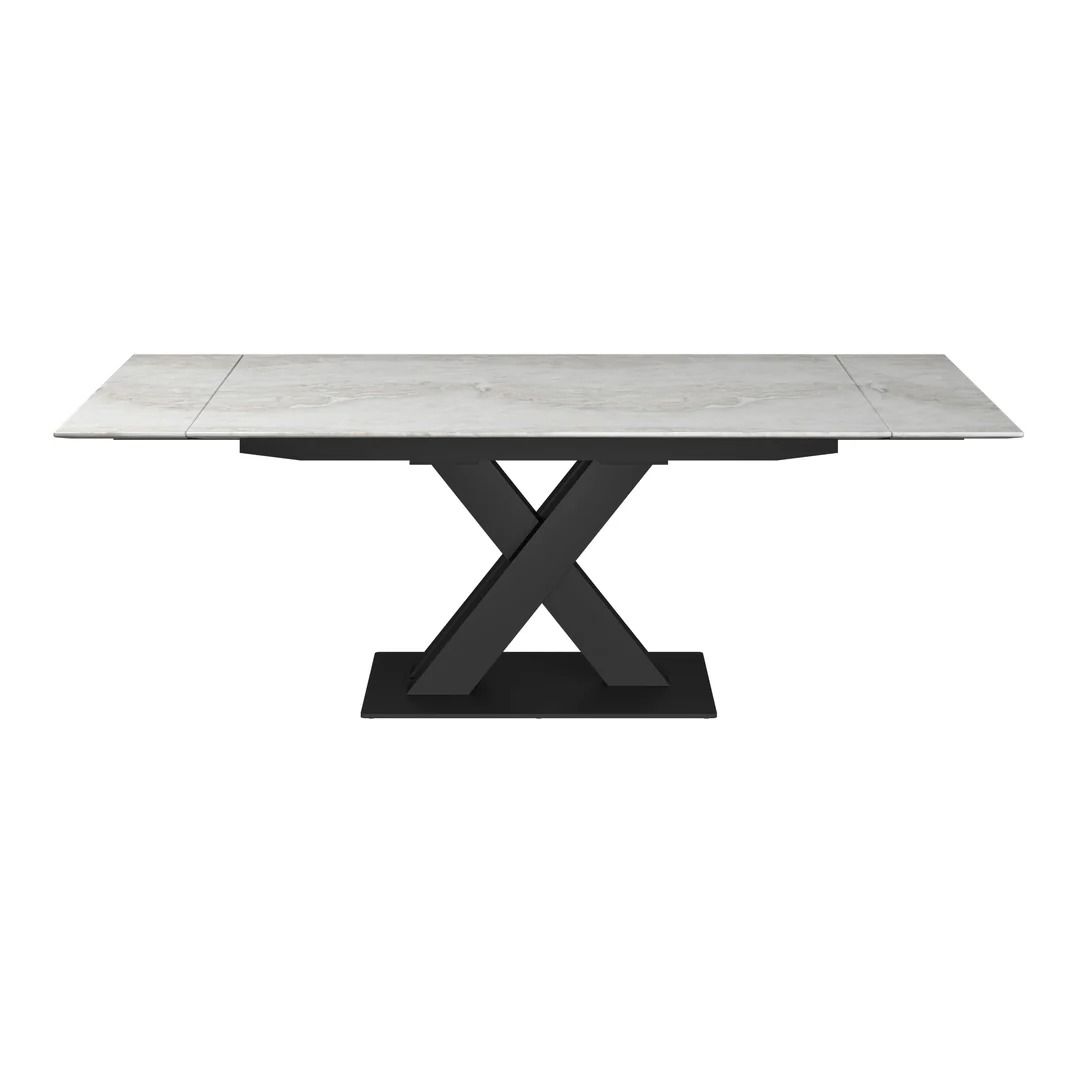 Oakwood Bari 160-200cm Marble Extending Dining Table