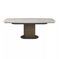 Oakwood Modena 160-220cm Travertine Ceramic Extending Dining Table