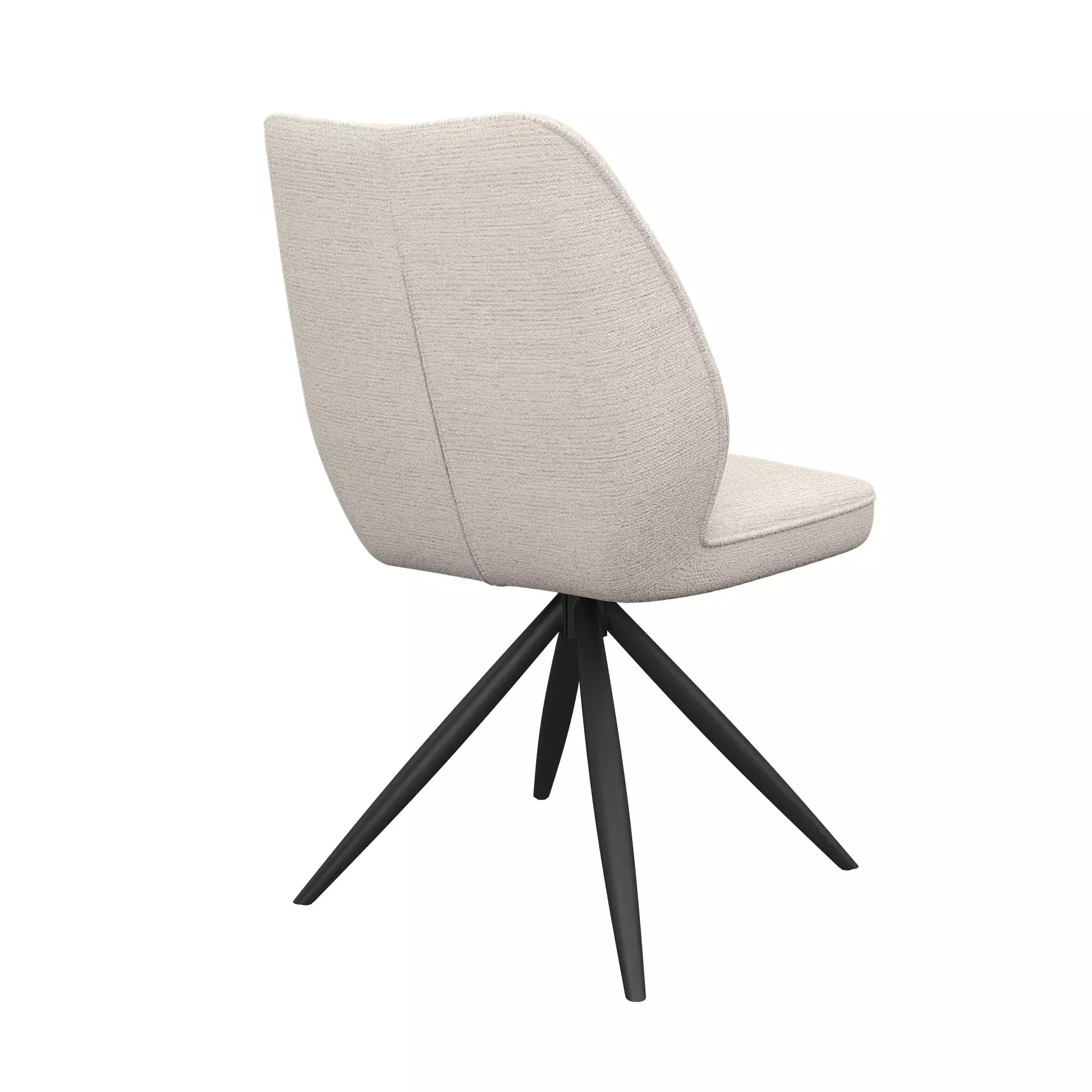 Oakwood Ravello Fabric Swivel Dining Chair