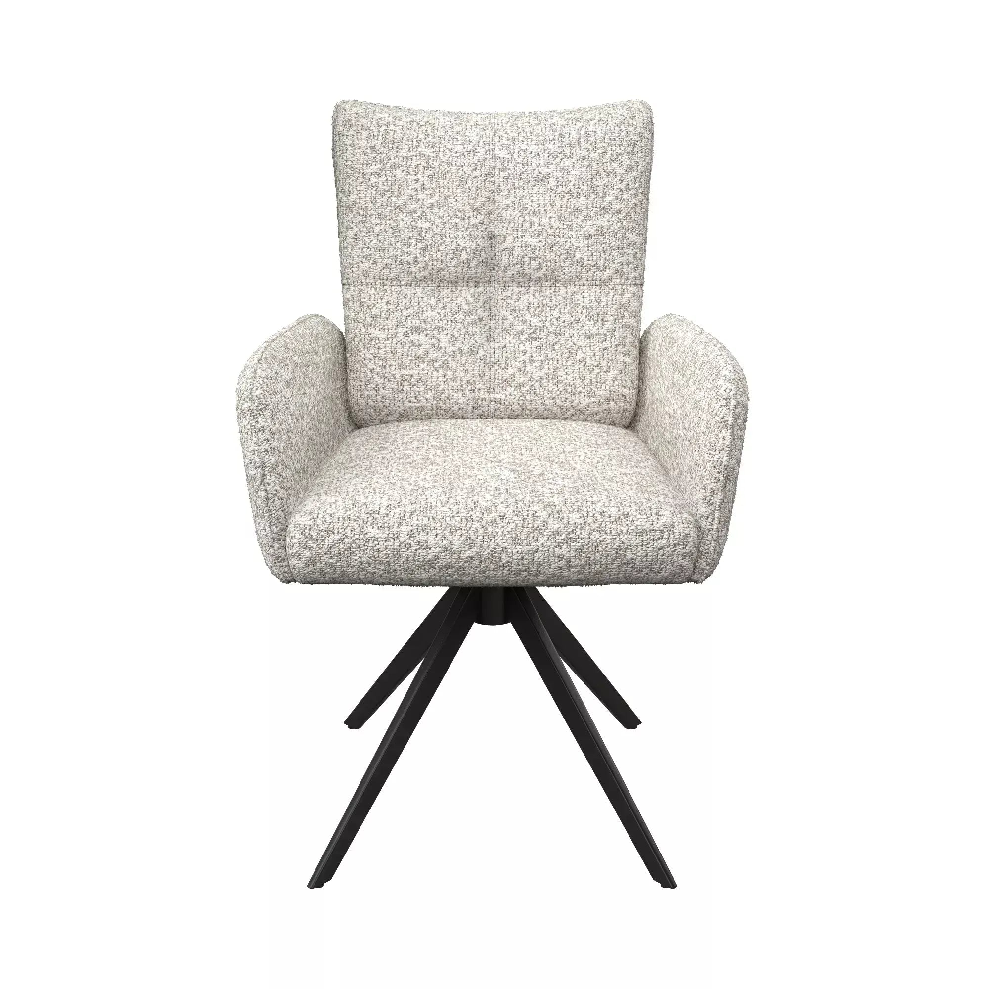 Oakwood Rimini Fabric Swivel Arm Chair