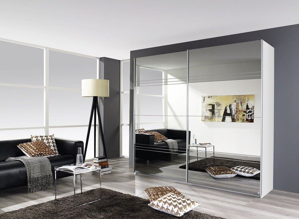 Oakwood Rauch Koblenz Full Mirror Sliding Door Wardrobe