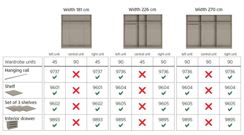 Oakwood Hildesheim Extra Sonoma Oak & Alpine White Combi Wardrobe