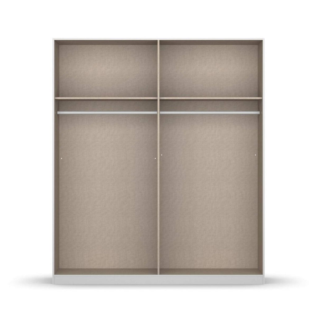 Oakwood RAUCH Epsilon With Mirror Front 4 Door Hinged 181CM Wardrobe