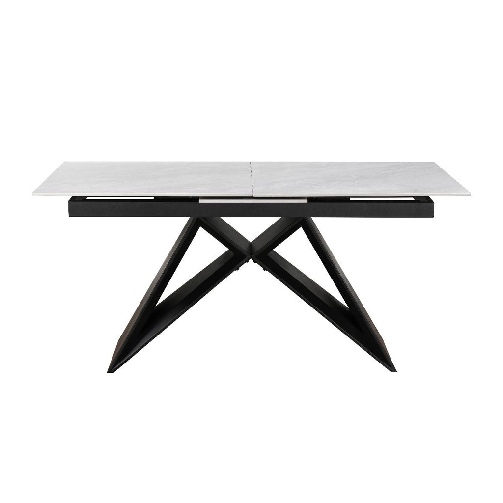 Oakwood Triesta Ceramic Pearla Grey 160/200 Extending Dining Table Set