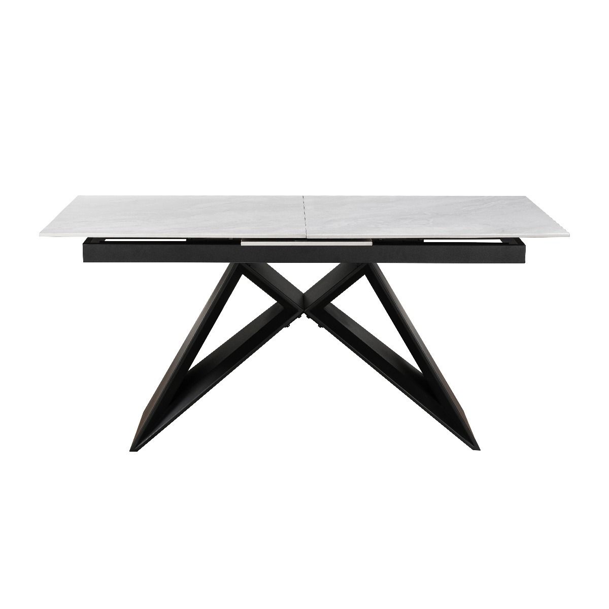 Oakwood Triesta Ceramic Pearla Grey 160/200 Extending Dining Table Set