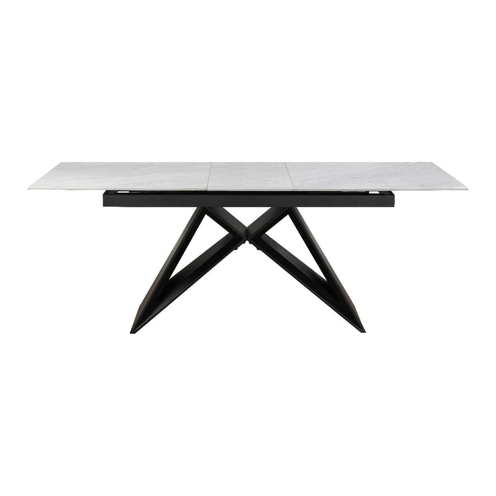Oakwood Triesta Ceramic Pearla Grey 160/200 Extending Dining Table Set