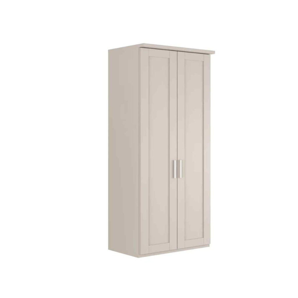 Oakwood Wiemann Cambridge Mirrored 2 Door Hinged Wardrobe With Cornice