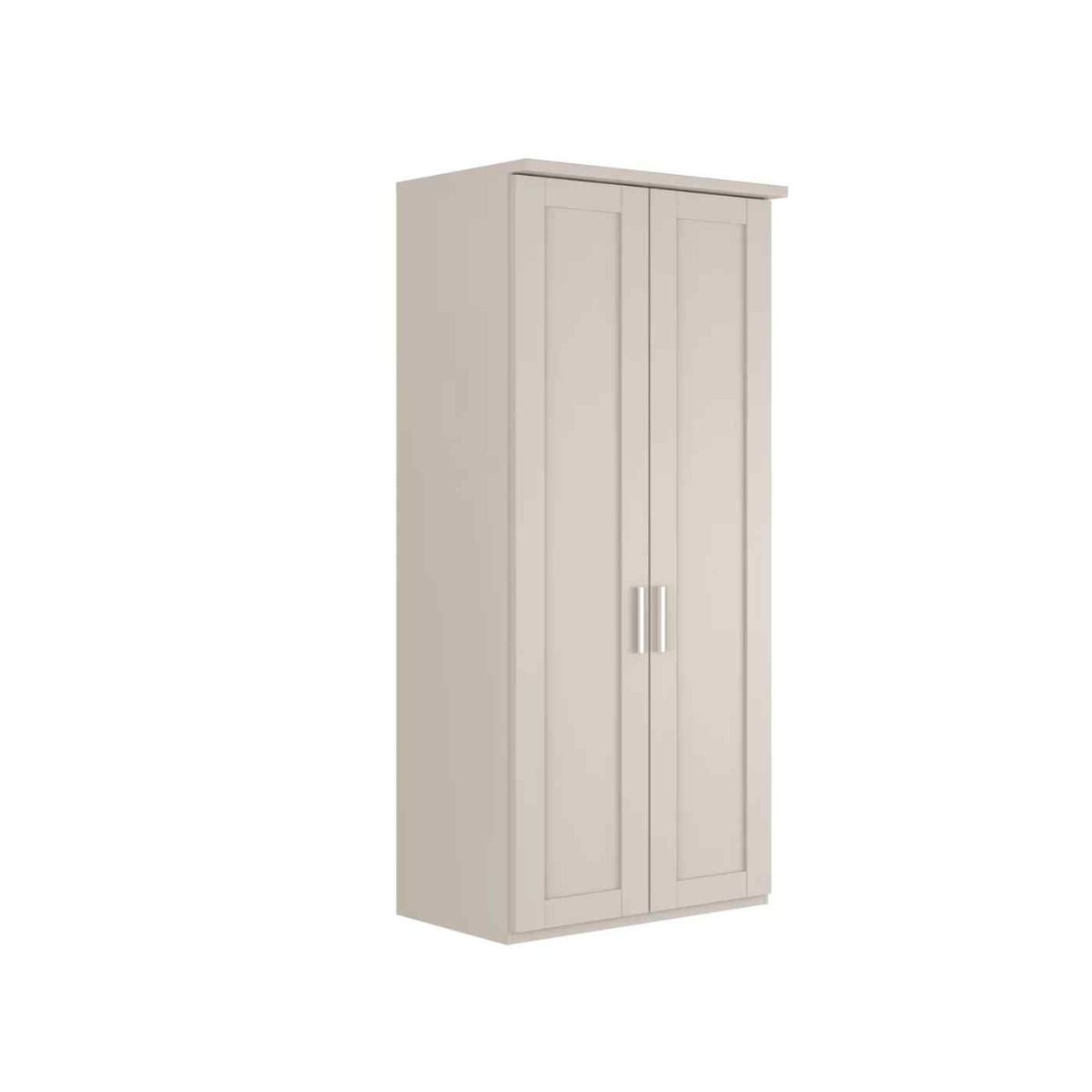 Oakwood Wiemann Cambridge Mirrored 2 Door Hinged Wardrobe With Cornice
