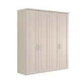 Oakwood Wiemann Cambridge Mirrored 4 Door Hinged Wardrobe With Cornice