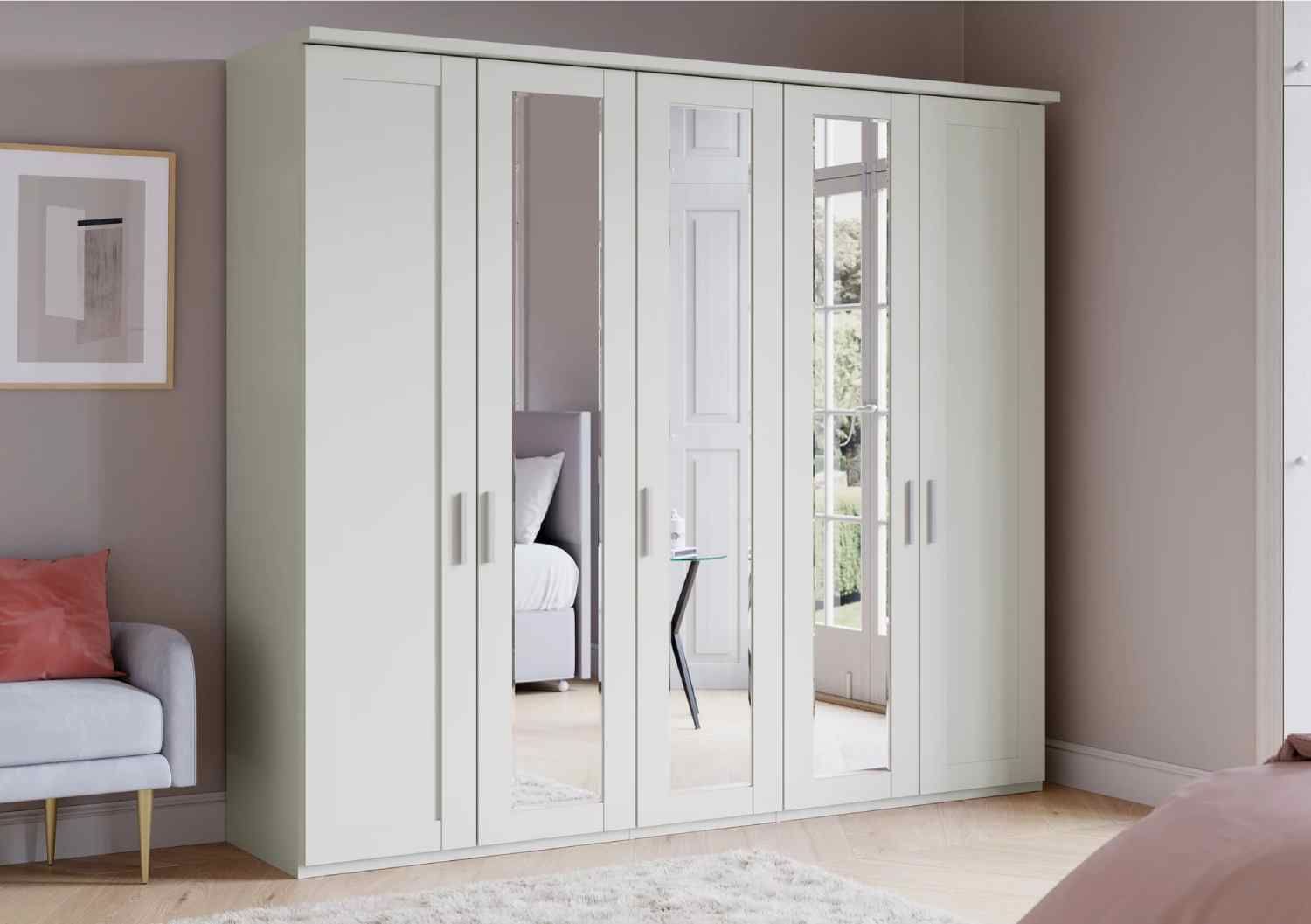 Oakwood Wiemann Cambridge Hinged 5 Door Wardrobe
