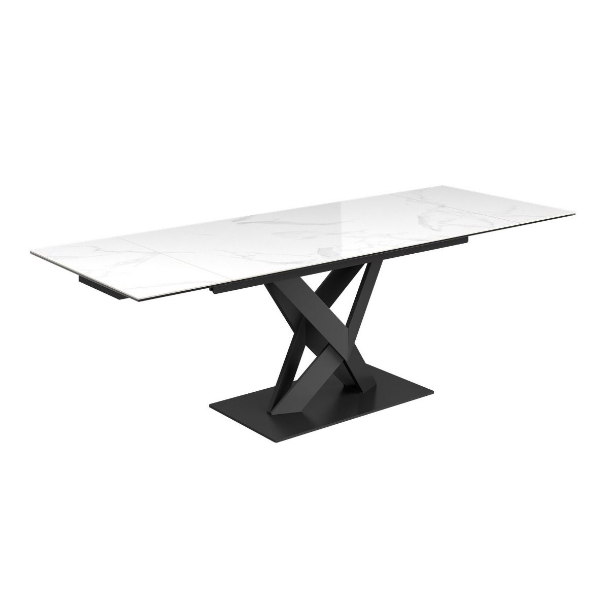 Oakwood Kairo White Ceramic Extending Dining Table 160 - 240cm