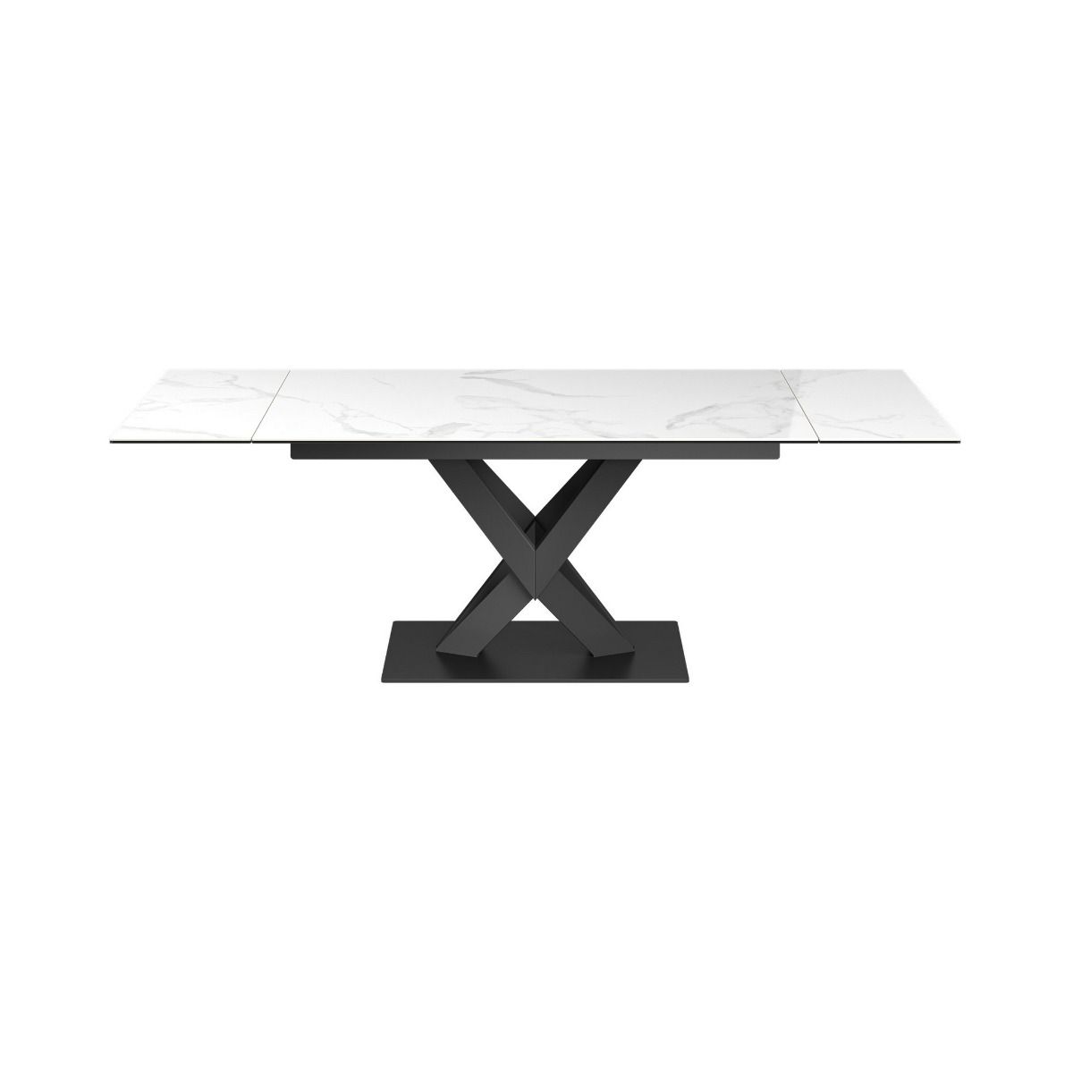 Oakwood Kairo White Ceramic Extending Dining Table 160 - 240cm
