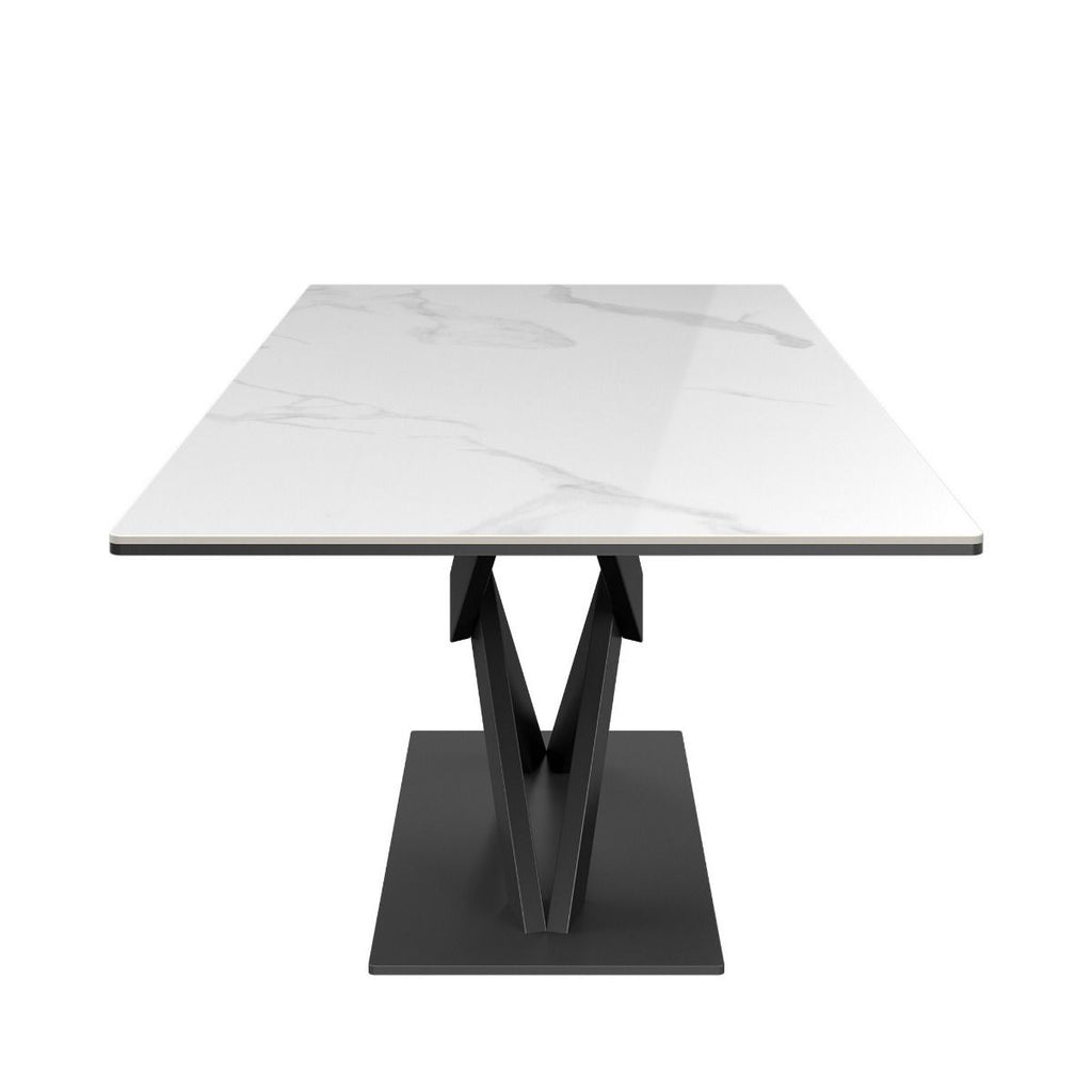 Oakwood Kairo White Gloss Ceramic Coffee Table