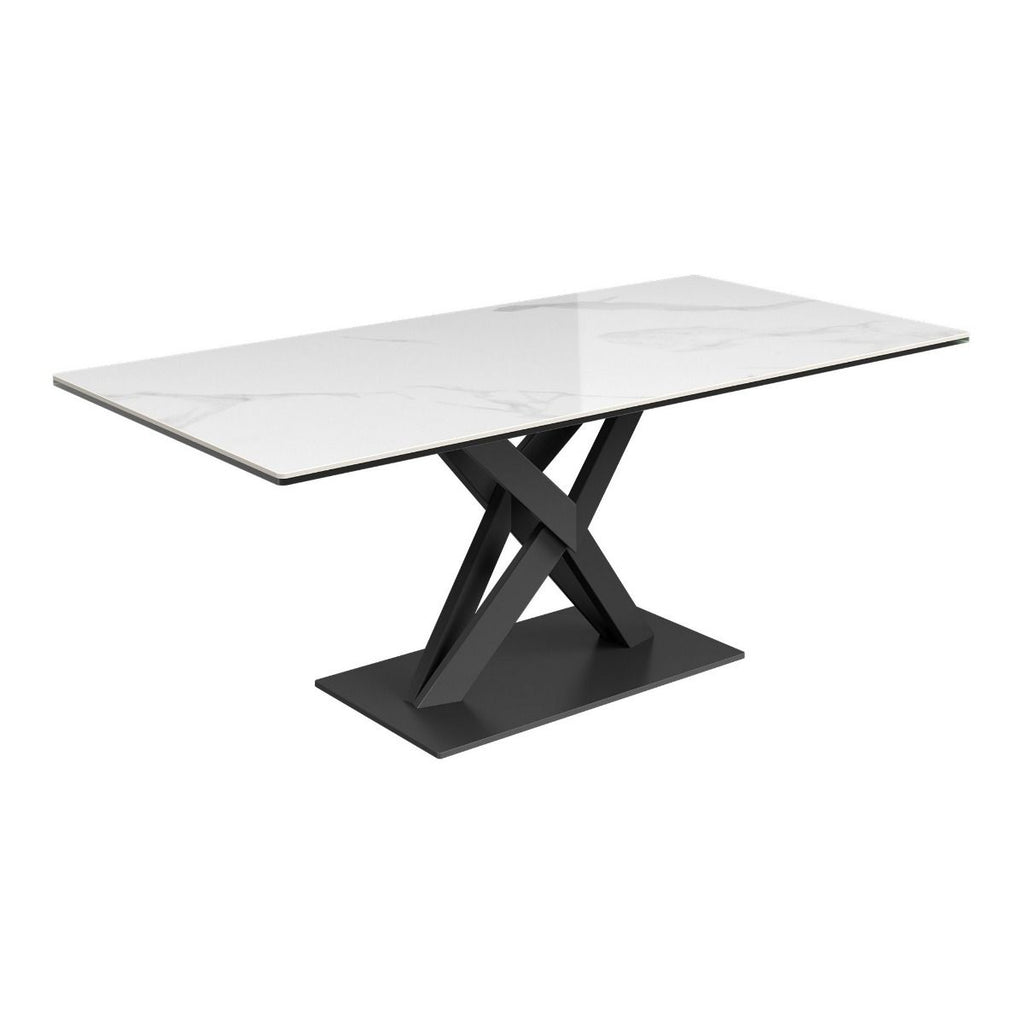 Oakwood Kairo White Gloss Ceramic Coffee Table