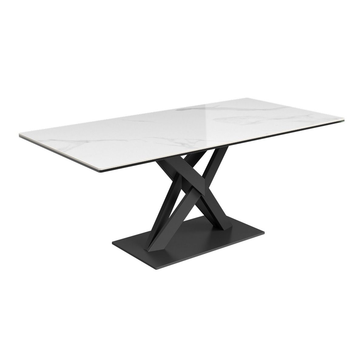 Oakwood Kairo White Gloss Ceramic Coffee Table