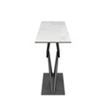 Oakwood Kairo White Gloss Ceramic Console Table