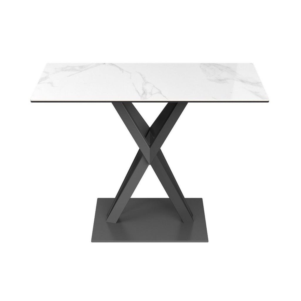 Oakwood Kairo White Gloss Ceramic Console Table