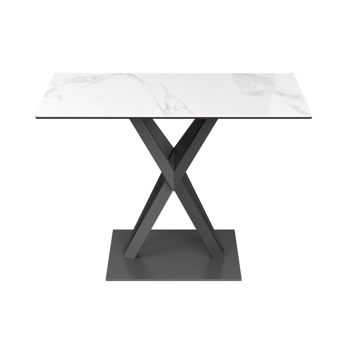 Oakwood Kairo White Gloss Ceramic Console Table