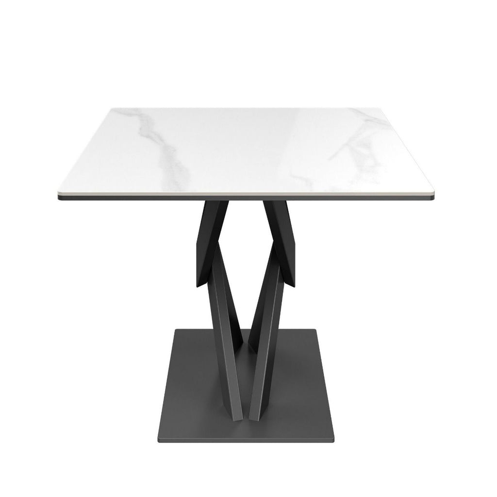 Oakwood Kairo White Gloss Ceramic Side Table