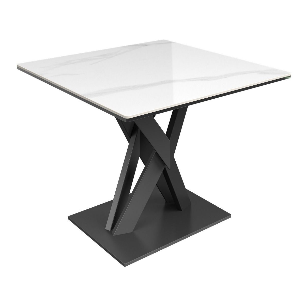 Oakwood Kairo White Gloss Ceramic Side Table