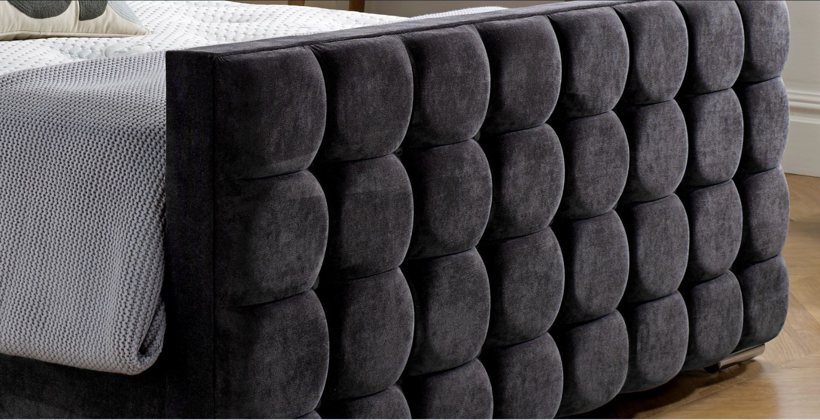 Oakwood Kensington Fabric Upholstered Bed Frame