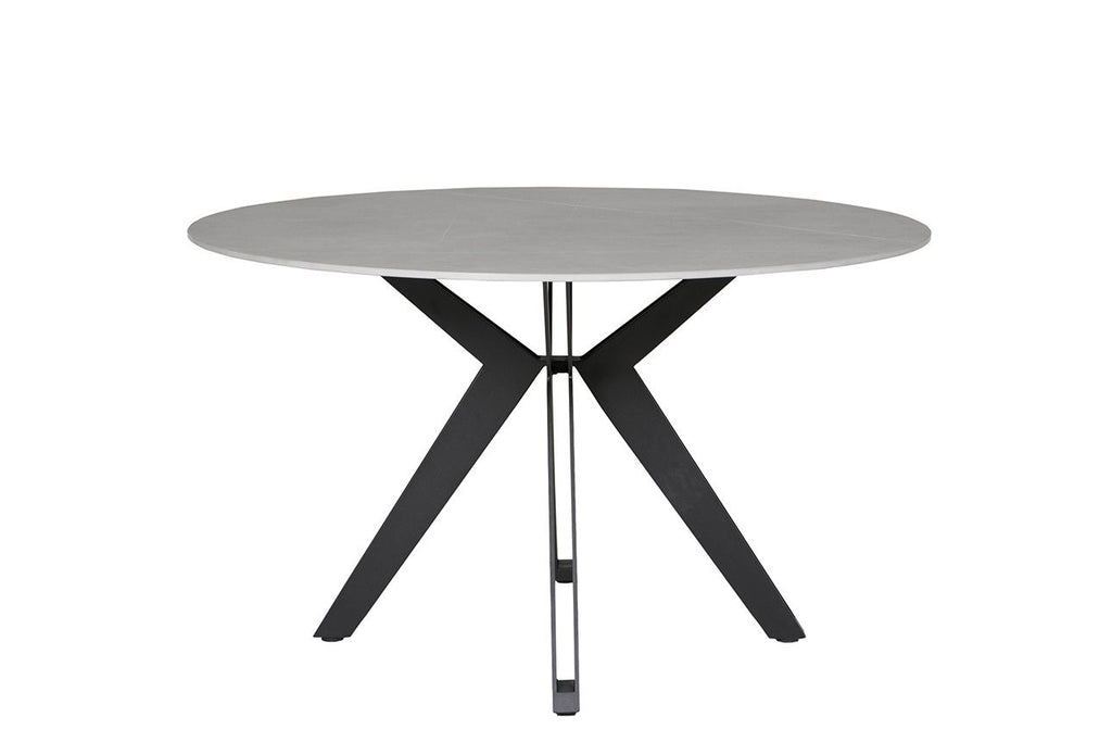 Oakwood Vida Living Kore Round 1300 Ceramic Extending Dining Table