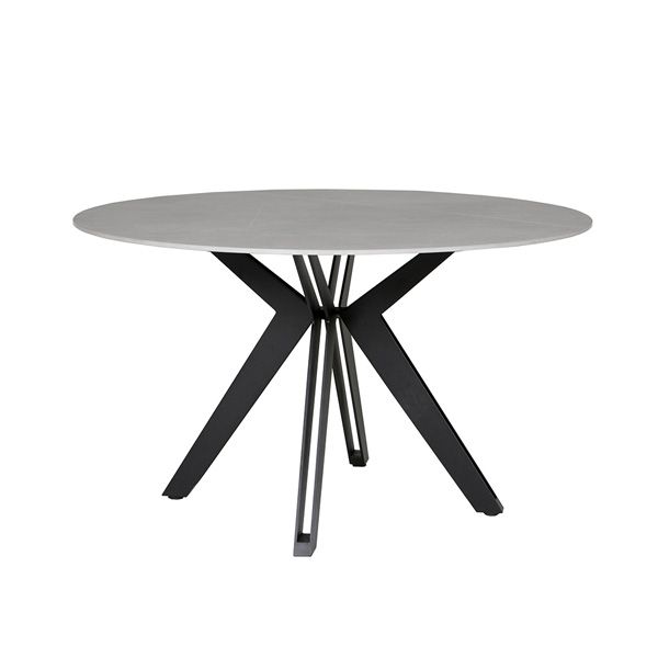 Oakwood Vida Living Kore Round 1300 Ceramic Extending Dining Table