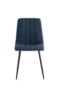 Oakwood 4 x Zara Fabric Dining Chair - Blue