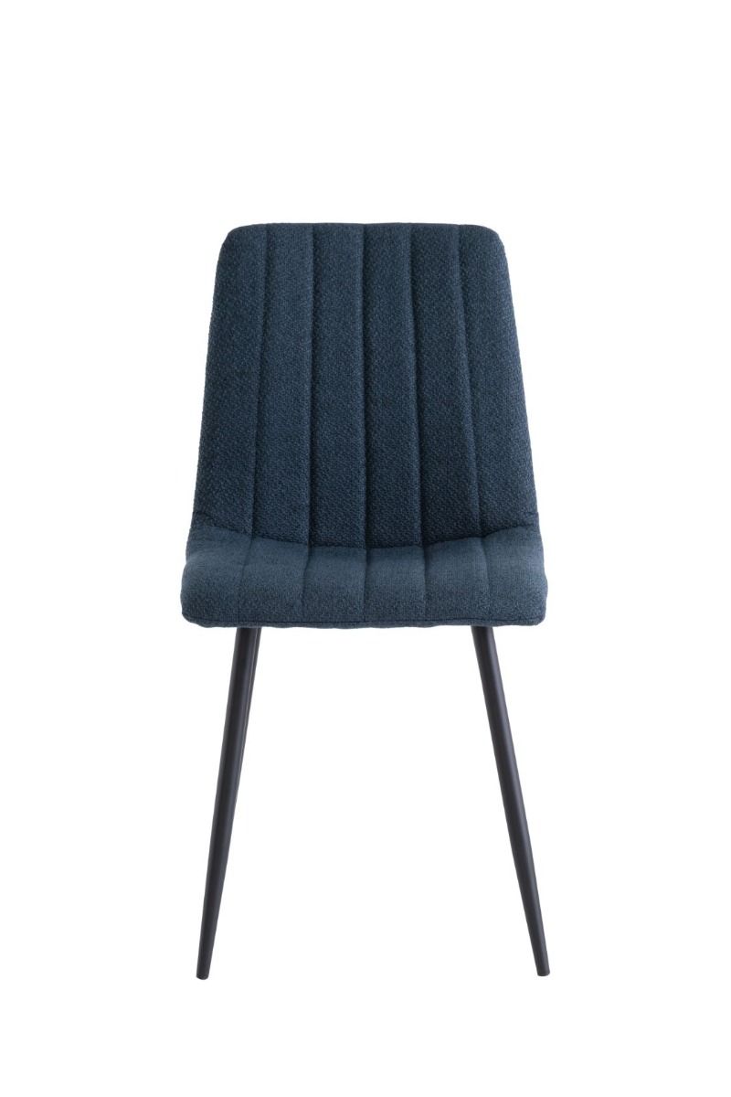 Oakwood 4 x Zara Fabric Dining Chair - Blue