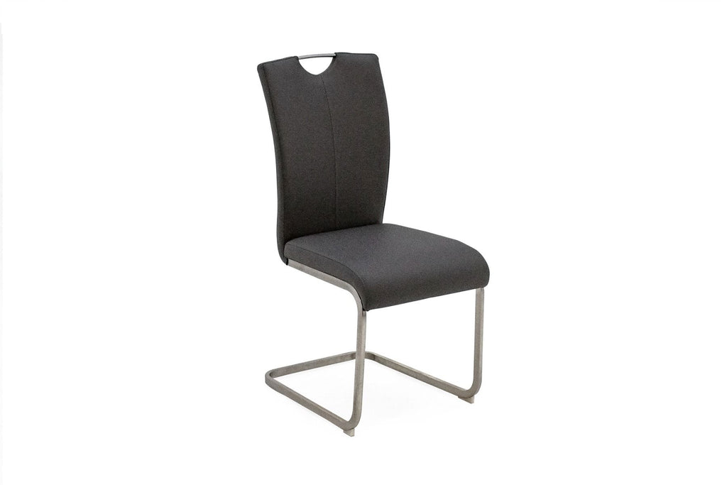 Oakwood Vida Living Lazzaro 160cm Ext Light Grey Matt Dining Table 4 Chairs