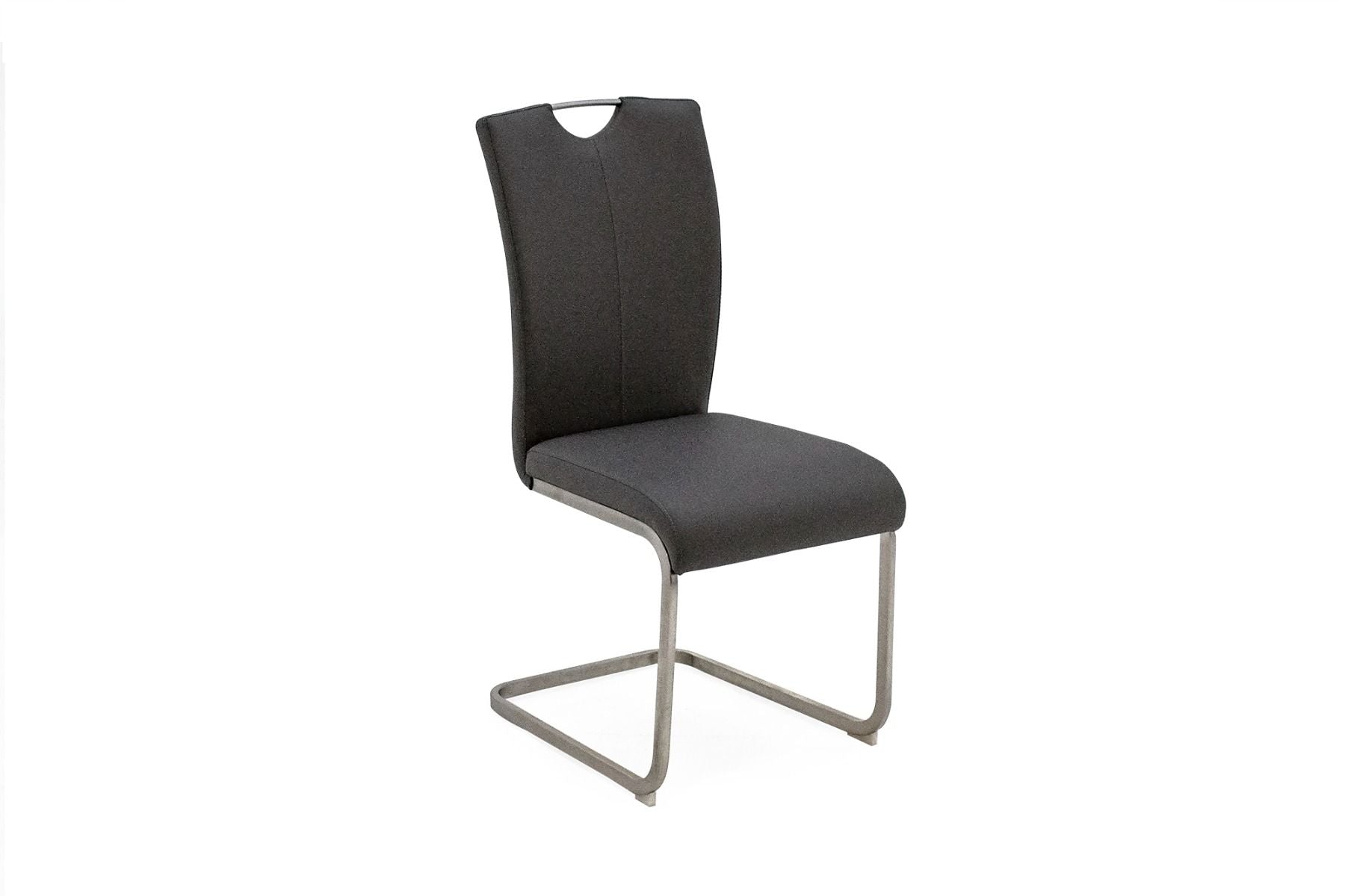 Oakwood Vida Living Lazzaro 160cm Ext Light Grey Matt Dining Table 4 Chairs