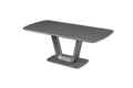 Oakwood Vida Living Lazzaro Ext Graphite Grey Matt 1600/2000 Dining Table