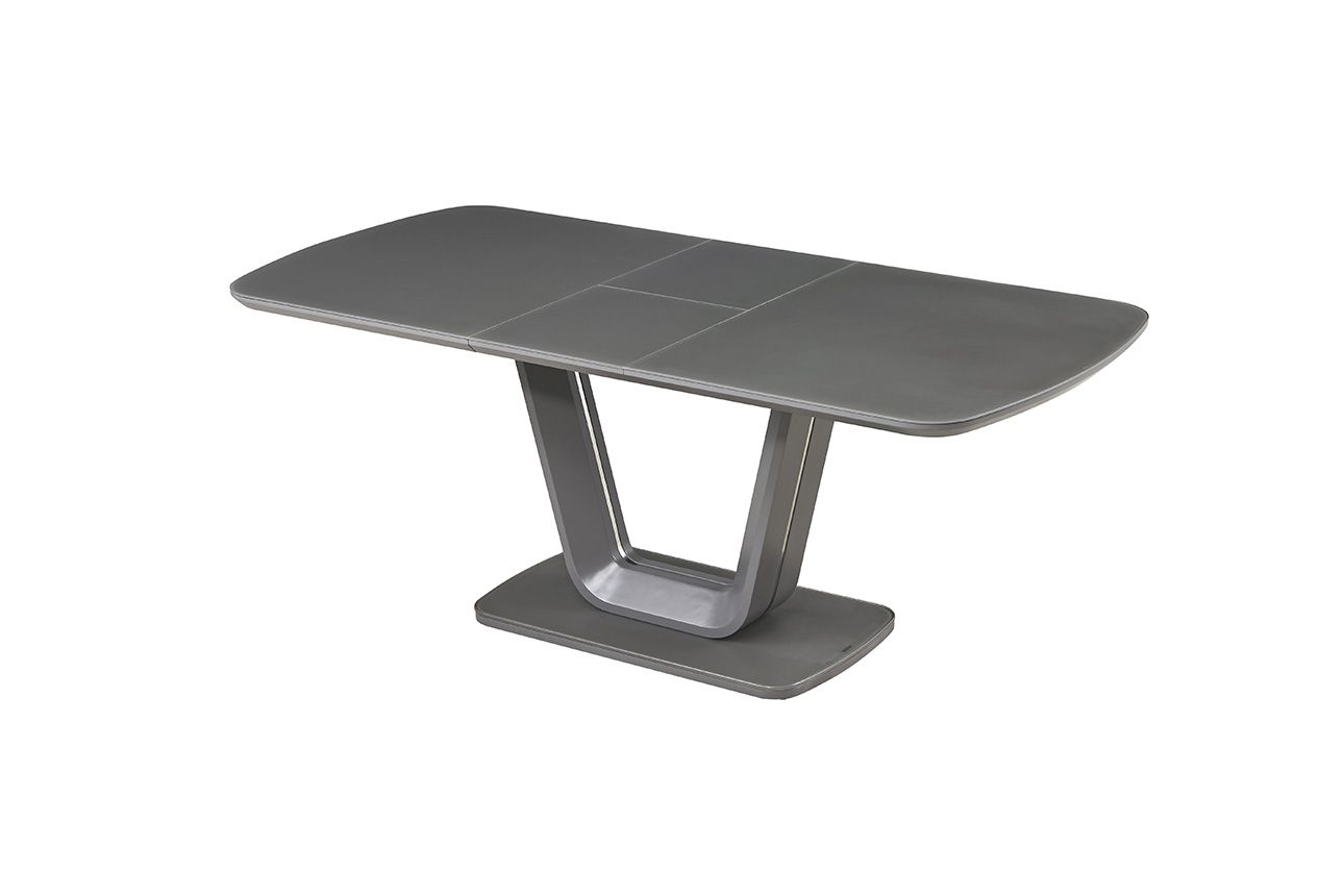 Oakwood Vida Living Lazzaro Ext Graphite Grey Matt 1200/1600 Dining Table