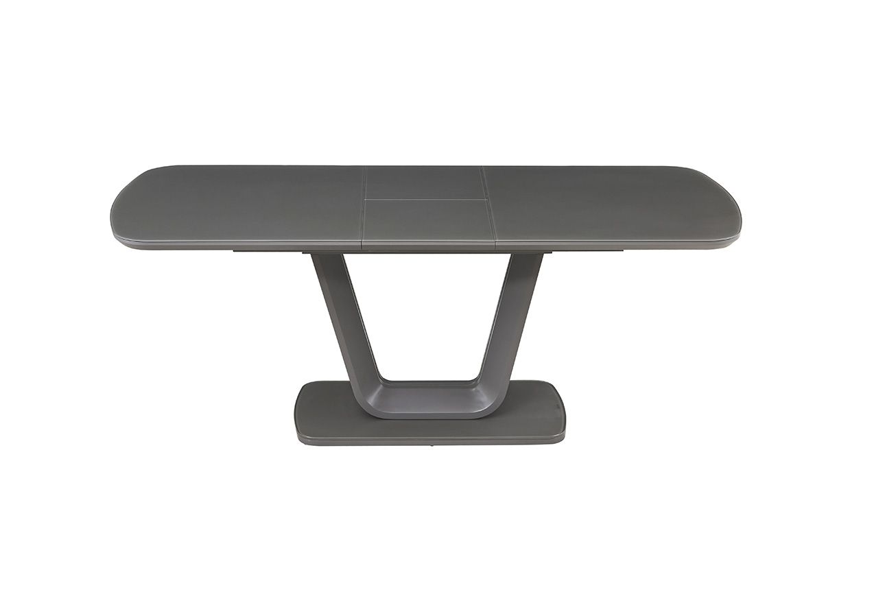 Oakwood Vida Living Lazzaro Ext Graphite Grey Matt 1200/1600 Dining Table