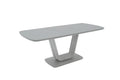 Oakwood Vida Living Lazzaro 160cm Ext Light Grey Matt Dining Table
