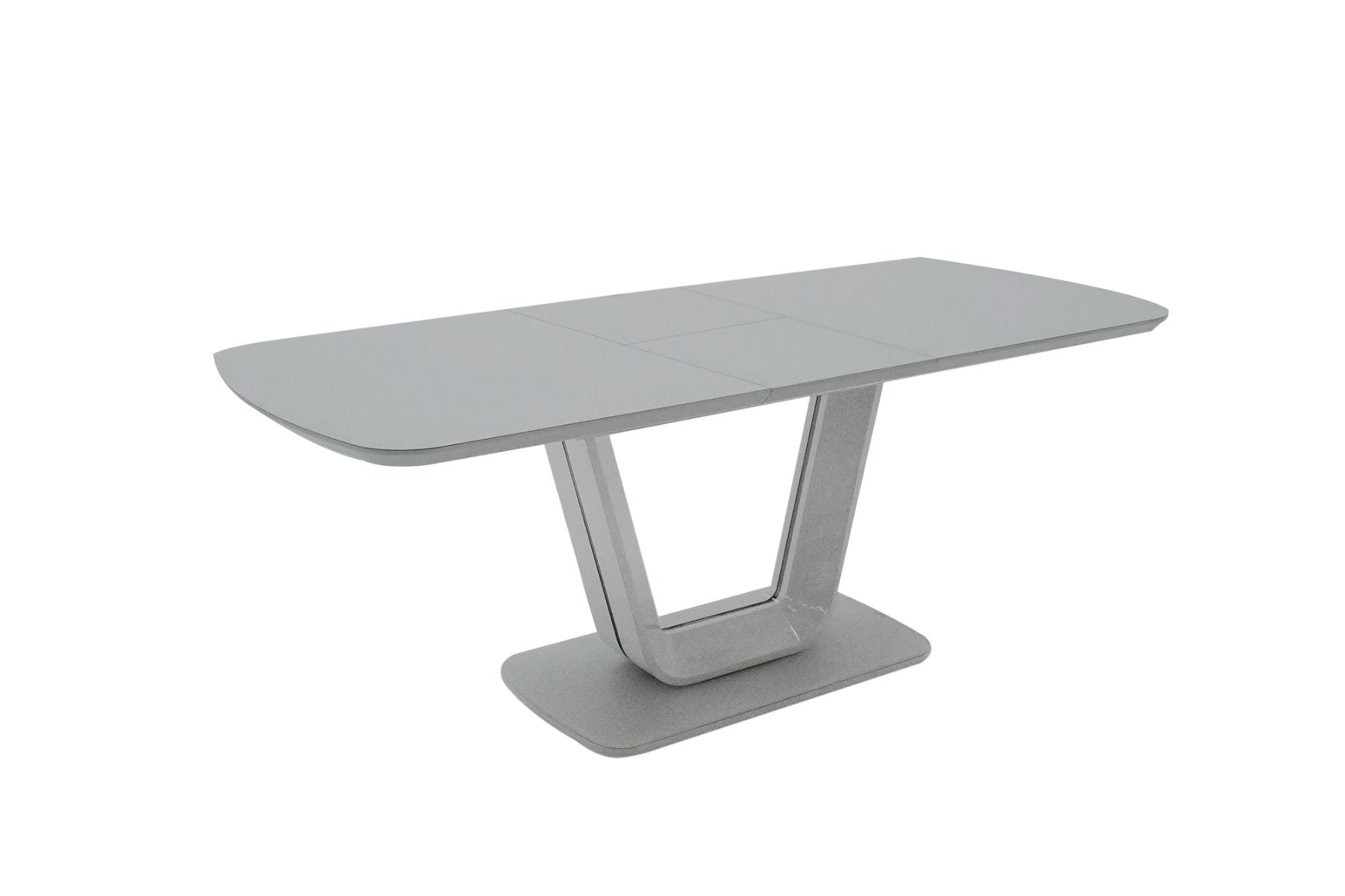 Oakwood Vida Living Lazzaro 160cm Ext Light Grey Matt Dining Table